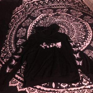 Large anime butterfly hoodie